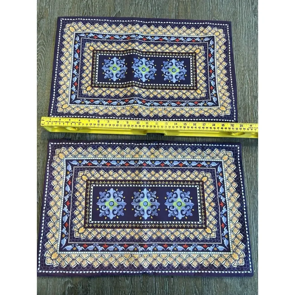 Pair Williams Sonoma pillow covers Indoor/Outdoor Multicolored 14x22 Set Of 2